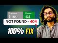 Fix - Error 404 | Page Not Found in Search Console [SOLVED]