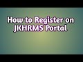 How to register on JK-HRMS Portal| Login Error| EPM| CPIS Data | How to fill Correction Form #JKHRMS