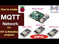 How to setup MQTT for Raspberry Pi and ESP32 for IOT and Robotics projects