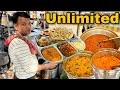 Unlimited सब्जी Thali in only 50/- ₹ Only । Gwalior street Food India