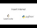 Leetcode - Insert Interval (Python)