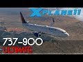 X-plane 11 -737-900 Ulitmate -LOWI and Beyond -Reshade -Ortho4xp