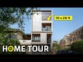 This 1,200 sq. ft. Compact Home in Kolhapur is Built on a Narrow Plot! (House Tour)