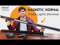Magnetic Vs Normal Track Lighting For Ceiling \u0026 Wall | Track Lights Complete Buying Guide 2022 😮👌