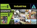 Industries | Std 8 | Geography | Chapter 8 | Maharashtra Board