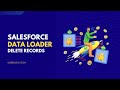 Salesforce Data Loader | Delete Records from Salesforce by Data Loader