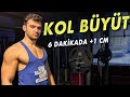 Evde Dambıl ile Efsane Kol Antrenmanı! // 6 Dakikada 1CM Kol Büyüt !