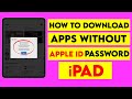 How to Download Apps Without Apple ID Password in iPad | How to Install app without password on iPad