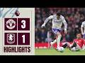 Manchester United 3-1 Aston Villa | Premier League Highlights