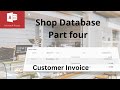 How to create a customer invoice in Microsoft Access