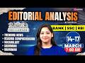 14th -17th March 2026 | The Hindu Editorial Analysis | Reading, Grammar, Vocab, MCQs | Yashi Mam