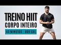 40 MIN CARDIO HIIT - MATADOR para queimar 900 calorias | sem equipamentos, sem repetições