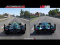 Automobilista 2 vs Le Mans Ultimate - Aston Martin Valkyrie at Circuit de la Sarthe (Le Mans)