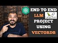 End To End LLM Langchain Project using Pinecone Vector Database #genai