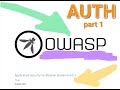 Real World Application Security - How to Test with OWASP [Authentication I]
