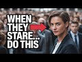 Do This When Someone Stares at You (Powerful Psychological Trick)
