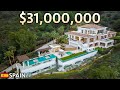 Inside a $31,000,000 ULTRA Luxurious Spanish Mega Mansion With Sea Views!