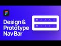 How to Design and Prototype a Bottom Navigation Bar in Figma | Material Design Components