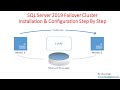 SQL Server 2019 Failover Cluster Installation \u0026 Configuration Step by Step | Complete HA Setup Guide