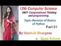 12th Computer Science // Computational thinking and programming // Part 01 // By Vaishali Bhargava