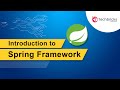 Introduction to Spring Framework || TechBricks Edu