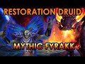 Mythic Fyrakk the Blazing | Restoration Druid PoV | Amirdrassil, the Dream's Hope