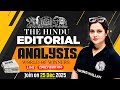 The Hindu Editorial Analysis | 25 December 2025 | The Hindu Vocab, Reading, Grammar | by Rupam Ma'am