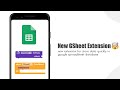GSheet New Extension For Store Data Quickly In Google Spreadsheet In Kodular, Niotron etc