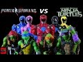 The Power Rangers VS The Teeneage Muntant Ninja Turtles STOP MOTION