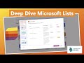 Deep Dive Microsoft Lists with Andy Huneycutt