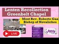 A Lenten Recollection on \