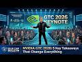 NVIDIA GTC 2026 ($NVDA) | The 5 Takeaways That Change Everything 🤖