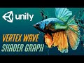 Seaweed or Fish Animation Using Vertex Wave Shader Graph - Unity Tutorial