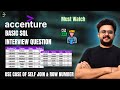 Accenture SQL Interview Question | SELF JOIN and WINDOWS Function in SQL | Deepankar Pathak