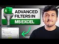 Advanced Filters in Excel | Jatan Shah Review \u0026 Tutorial