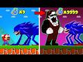 What if 999 Moons Make Mario the STRONGEST vs Shin Sonic?