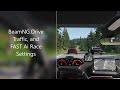 Best BeamNG.Drive Settings For FAST tandem Ai Racing, and how to Customize the Spawned Traffic.