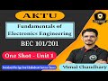 Fundamentals of Electronics Engineering | Unit 1 | Electronics by vimal sir One Shot(Master Video)