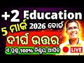 Xii Education selected Long questions for chse Board Exam 2026,  #chseodisha #hksir #mychseclass