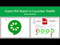 Cucumber Extent PDF Report TestNG