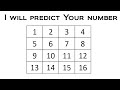 I Will Predict Your Number - Math Magic Trick