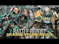 Drukhari vs dark angels 2000 points warhammer 40k battle report 10th edition