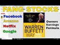 Using the Warren Buffett Formula to Analyze the FANG Stocks