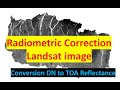 Radiometric and atmospheric correction of satellite images in ArcGIS
