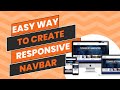 How To Create a Responsive Navbar Using Bootstrap5 - 2024