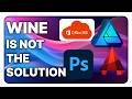Trying to run Windows apps on Linux with Wine: Office, Photoshop, Affinity Designer, Autocad