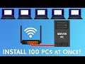 Install Windows 10/11 on 100 PCs at Once! PXE Boot Server Setup