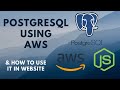Creating PostgreSQL DB in AWS and connect it with NodeJS