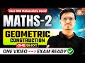 Geometric Construction Class 10 One Shot | Maths 2 Class 10 Chapter 4 MH Board | By Pravin Sir