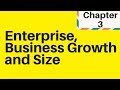 1.3 Enterprise, Business Growth and Size - IGCSE Business Studies